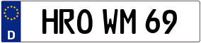 Truck License Plate